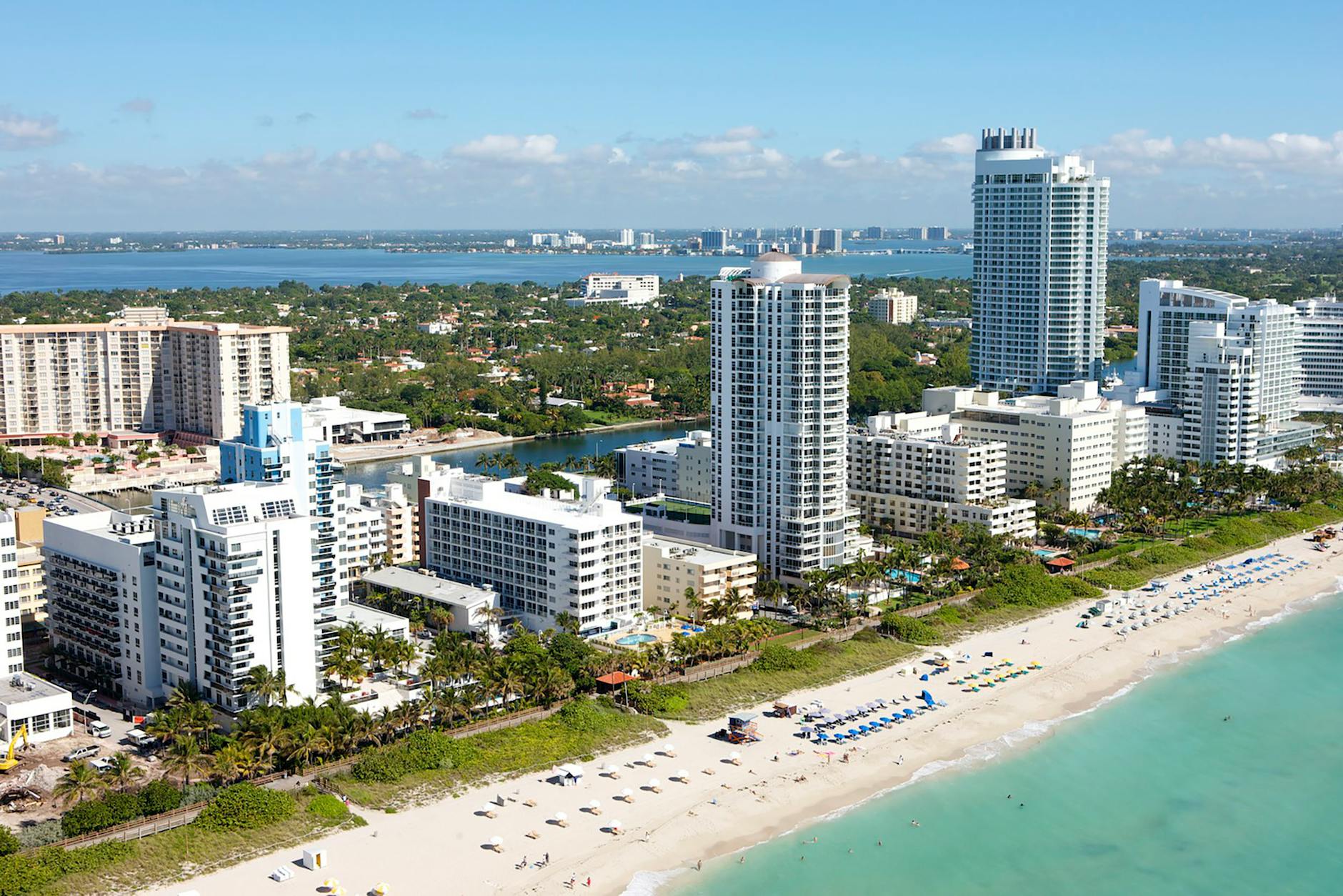 city buildings near sea