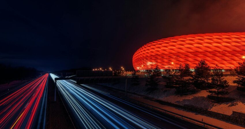 time lapse photography during nighttime