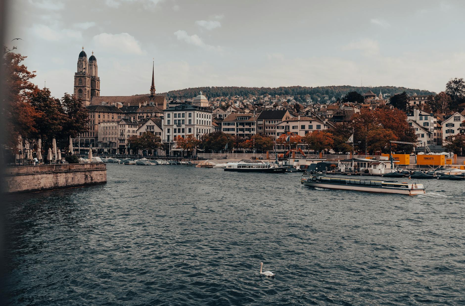 cityscape of zurich in switzerland