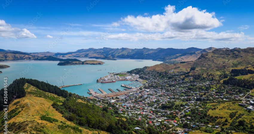 Christchurch Gondola and Mount Pleasant in New-Zealand