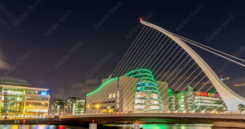 dublin at night