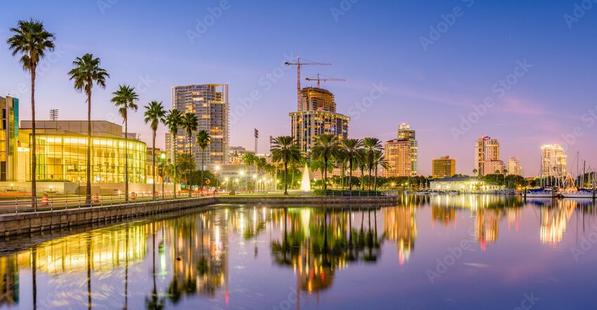 St. Petersburg, Florida, USA Skyline